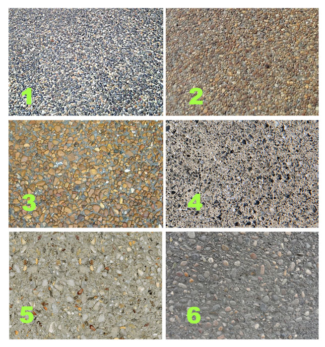 Textured Aggregate Options